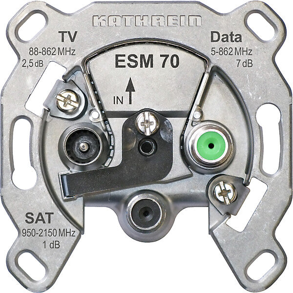 KATHREIN BK-Modem-Steckdose Einzeldose, 3fach ESM 70